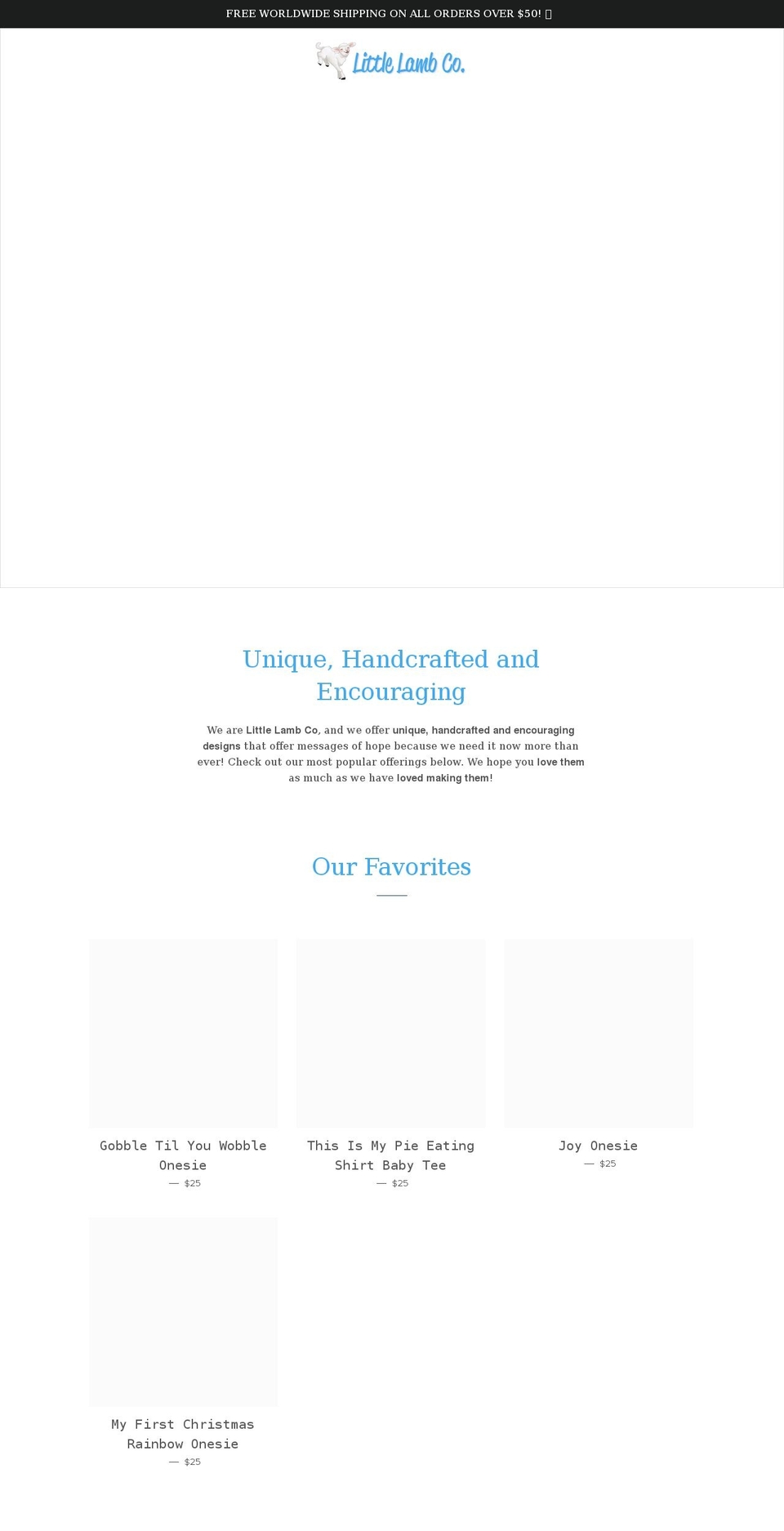 littlelamb.co shopify website screenshot