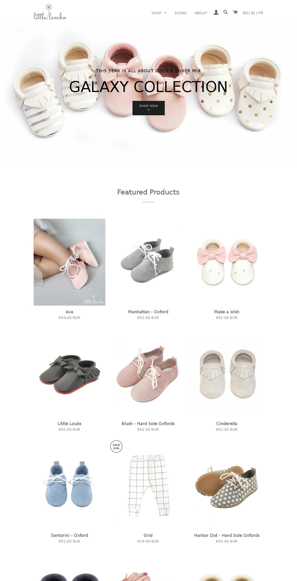 littlelambo.com shopify website screenshot