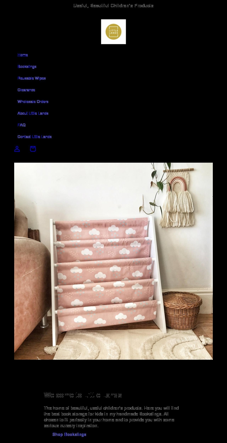 littlelandschildren.com shopify website screenshot