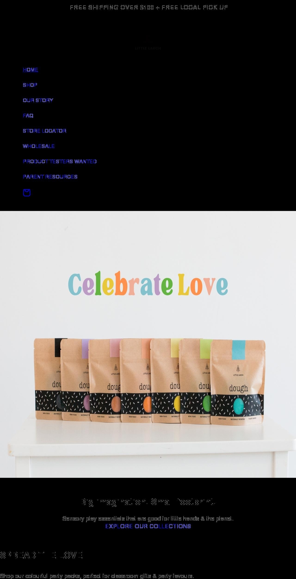 littlelarch.com shopify website screenshot