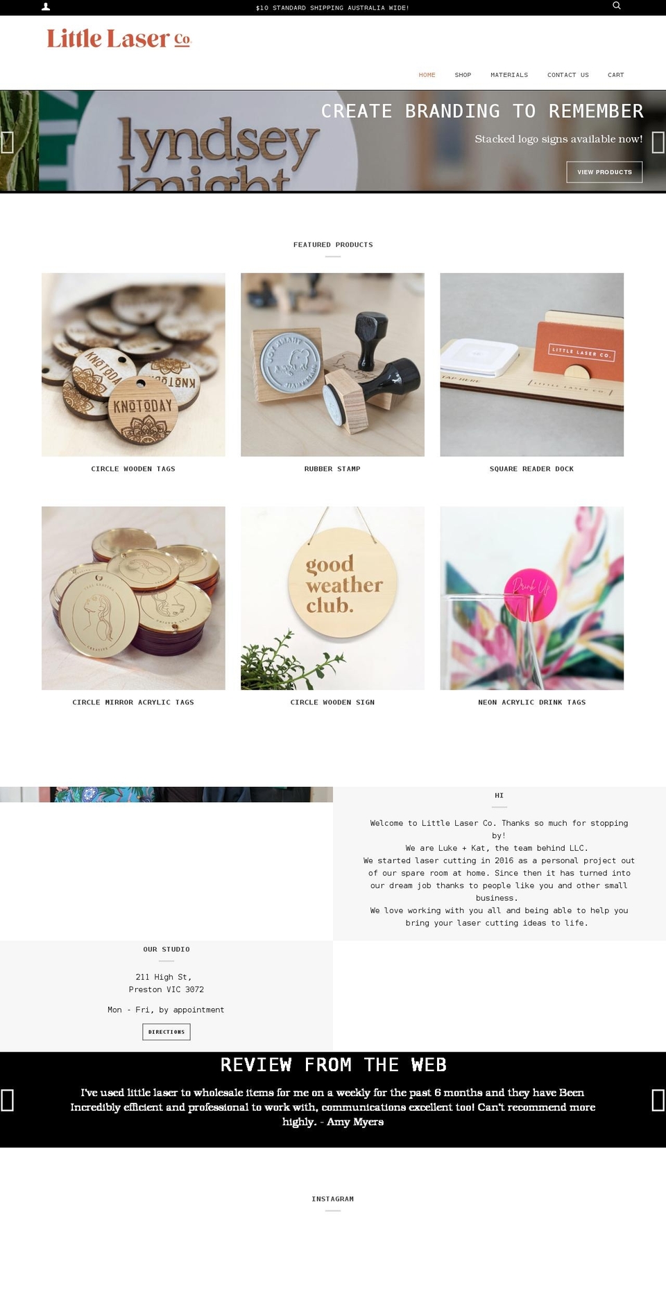 littlelaserco.com shopify website screenshot