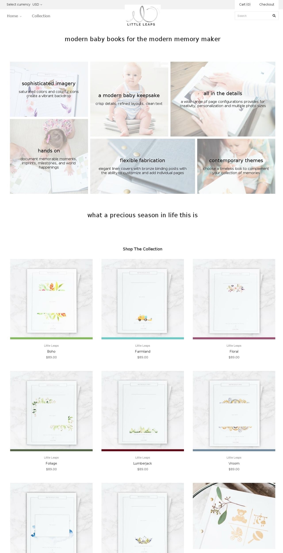 littleleapsbooks.com — Shopify storefront screenshot