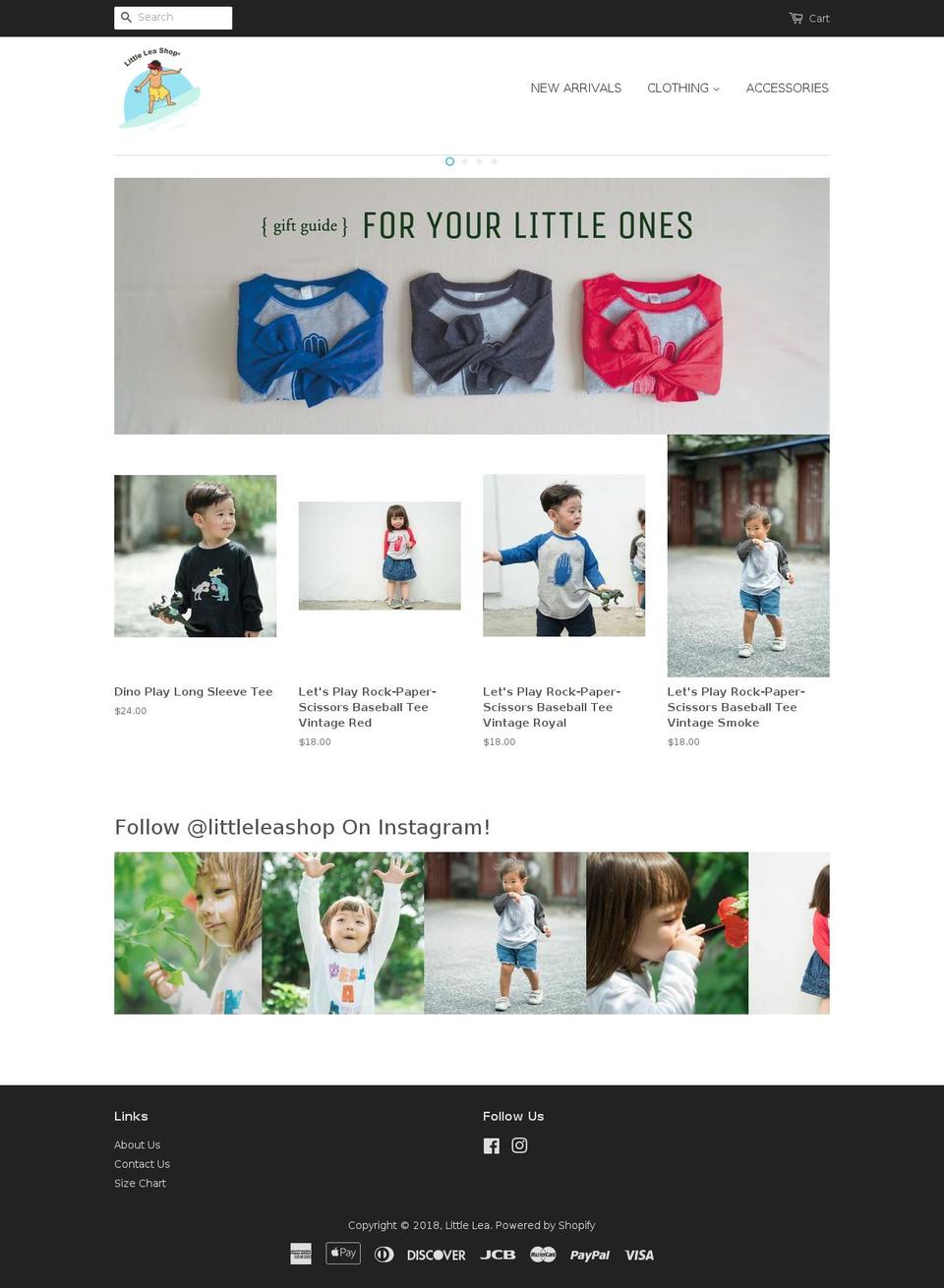 littleleashop.com — Shopify storefront screenshot