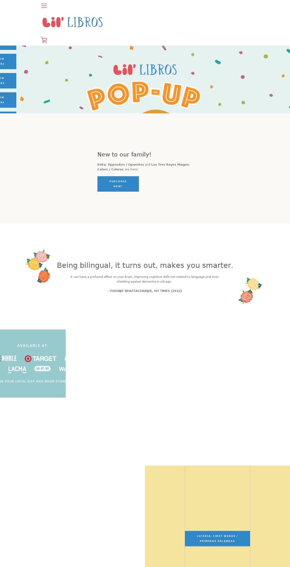 littlelibros.com — Shopify storefront screenshot