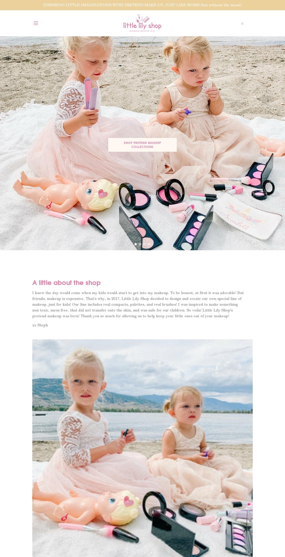 littlelilyshop.com shopify website screenshot