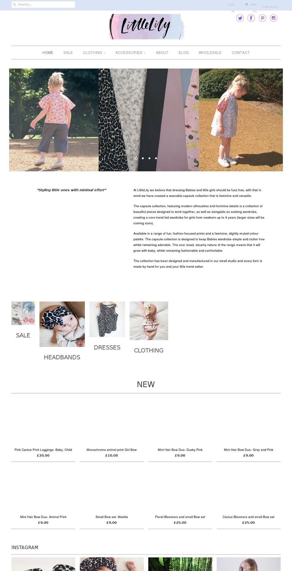 littlelilyuk.com — Shopify storefront screenshot