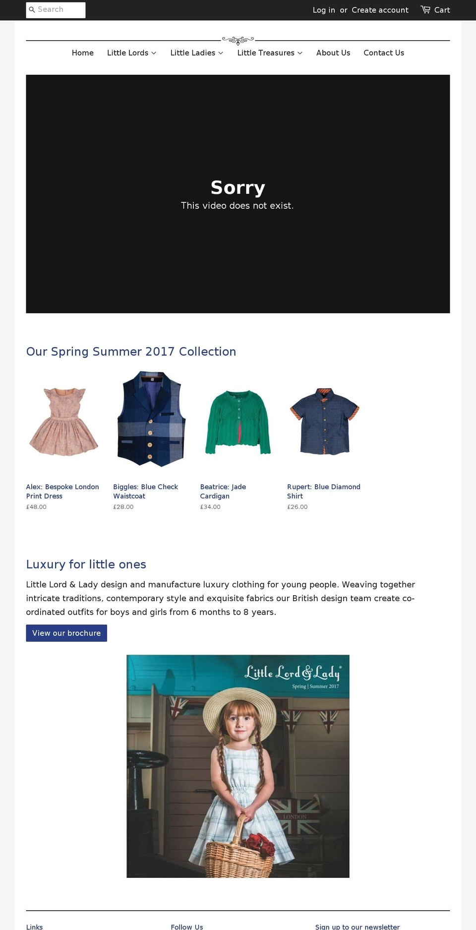 SS with Laybuy Shopify theme site example littlelordandlady.com