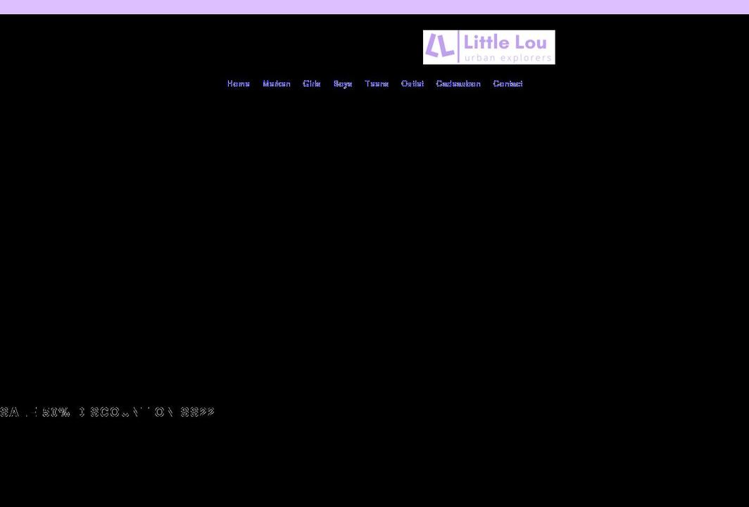 littlelou.be shopify website screenshot