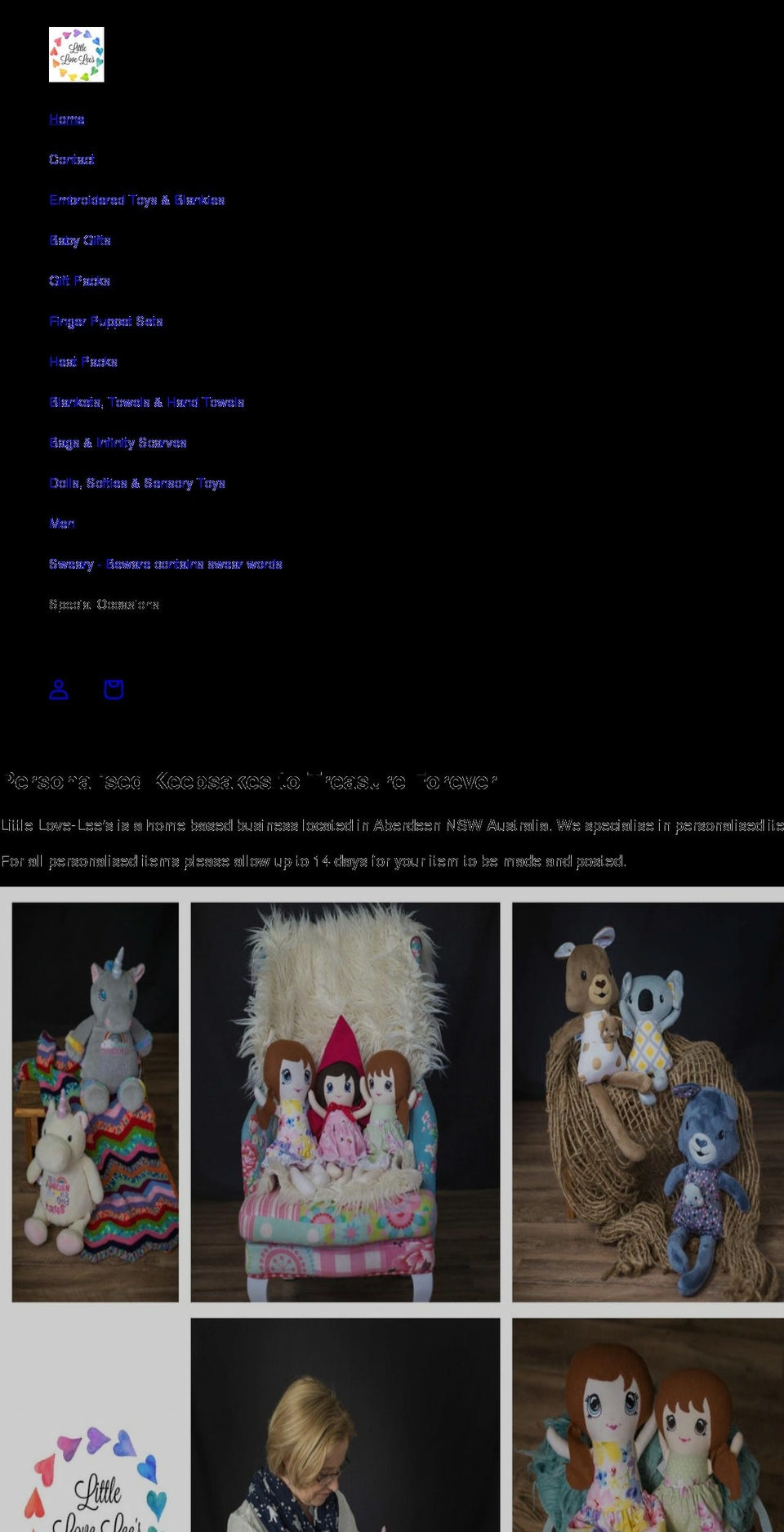 littlelovelees.com shopify website screenshot