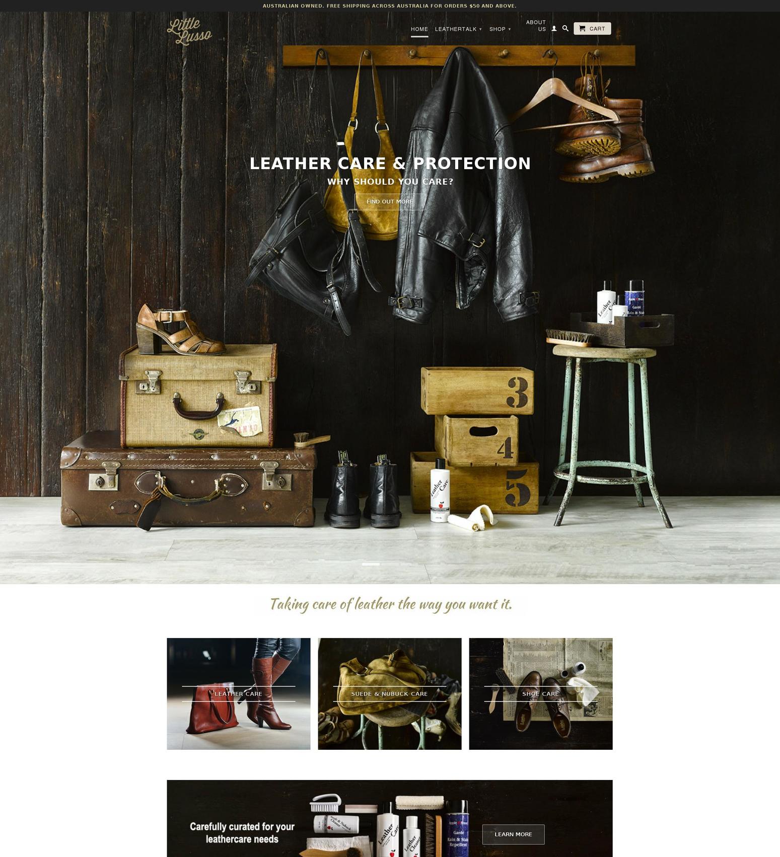 littlelusso.com shopify website screenshot