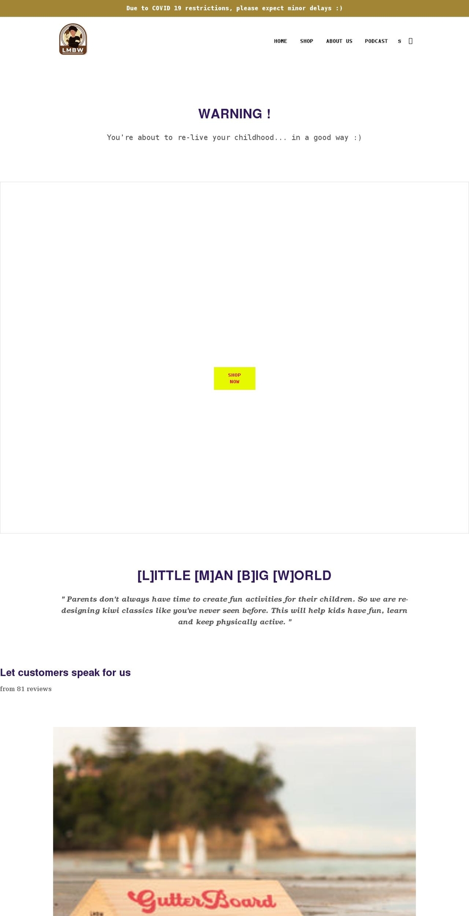 littlemanbw.com shopify website screenshot