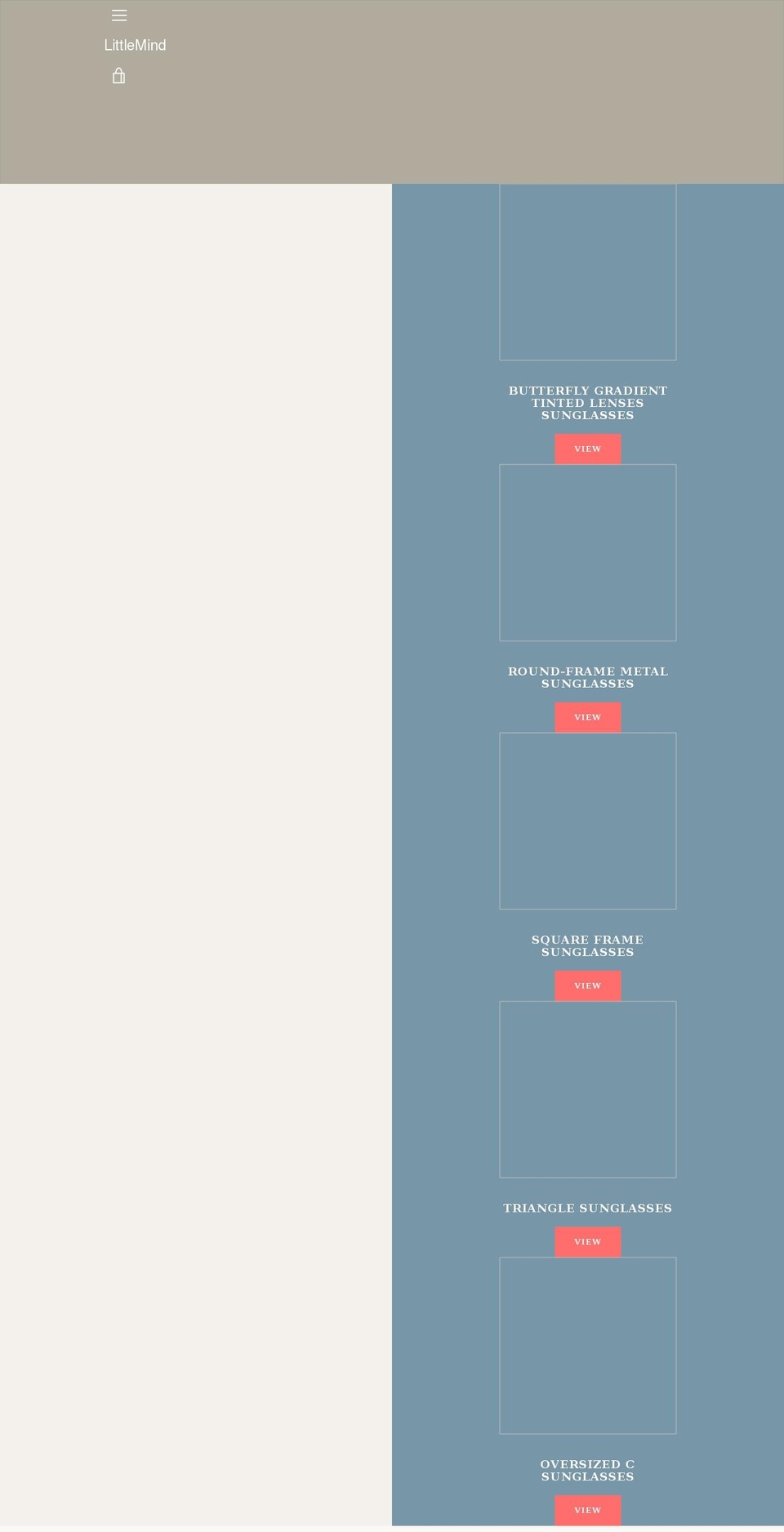 littlemindshop.com shopify website screenshot