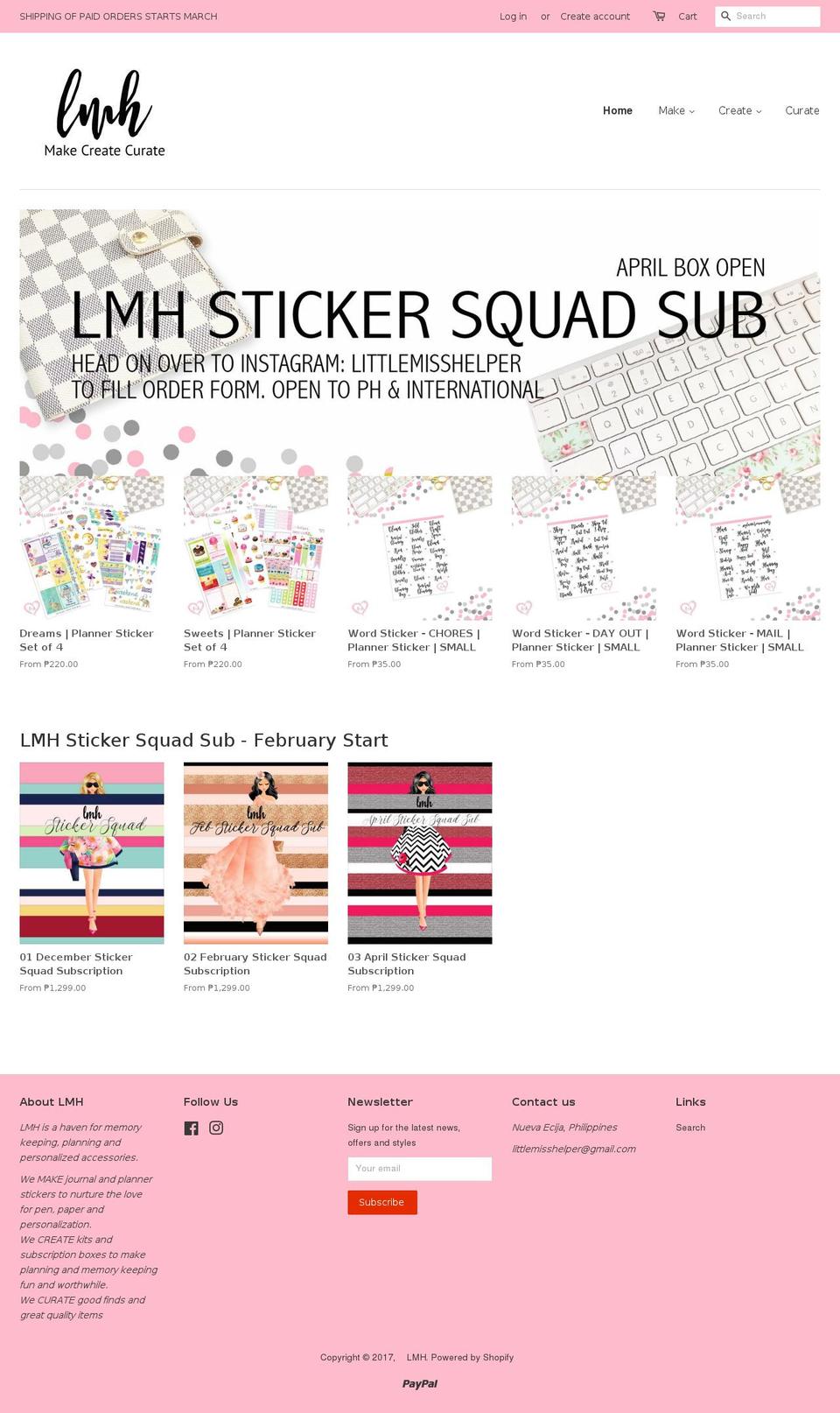 littlemisshelper.com shopify website screenshot