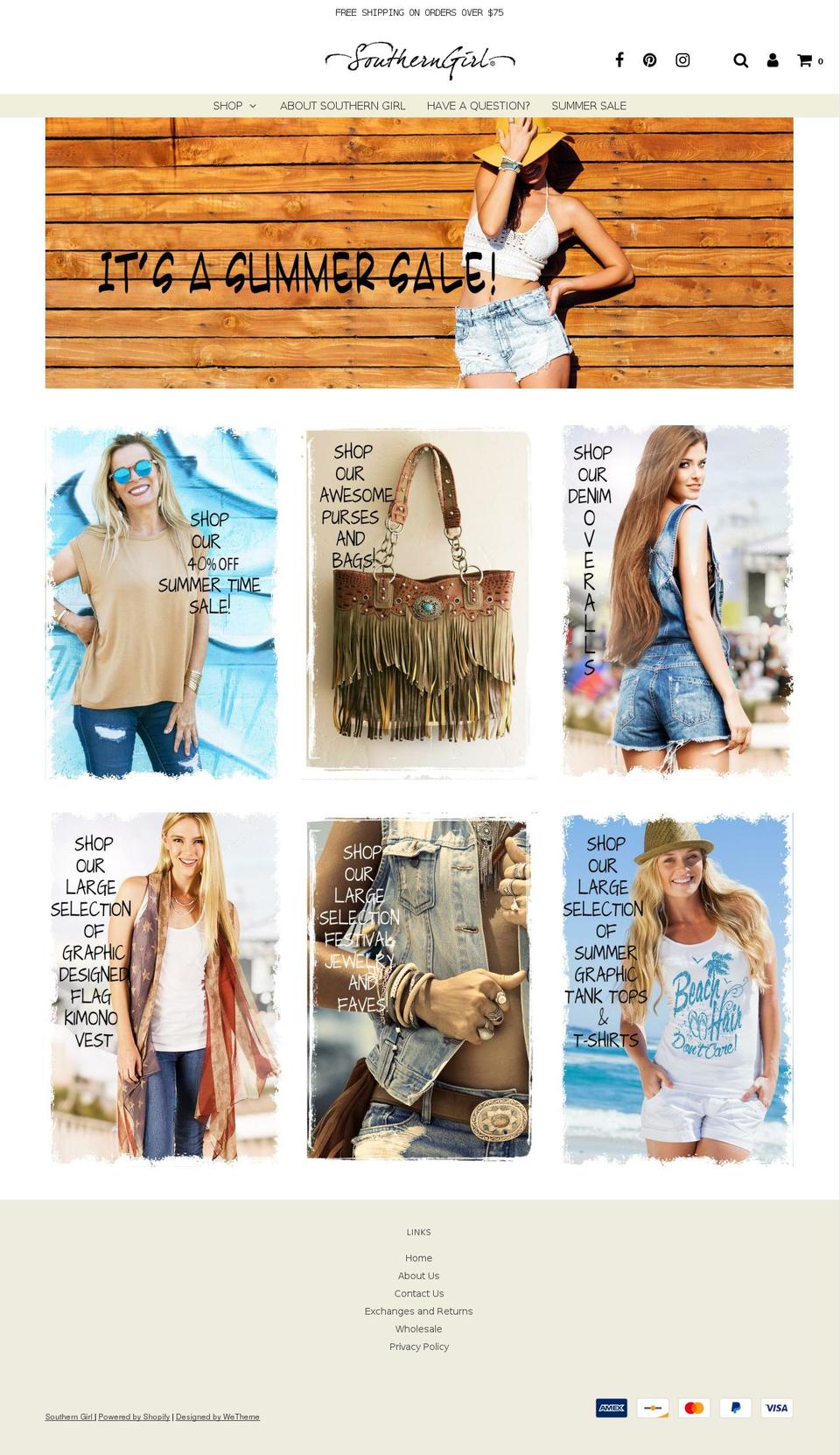 littlemisssoutherngirl.com shopify website screenshot