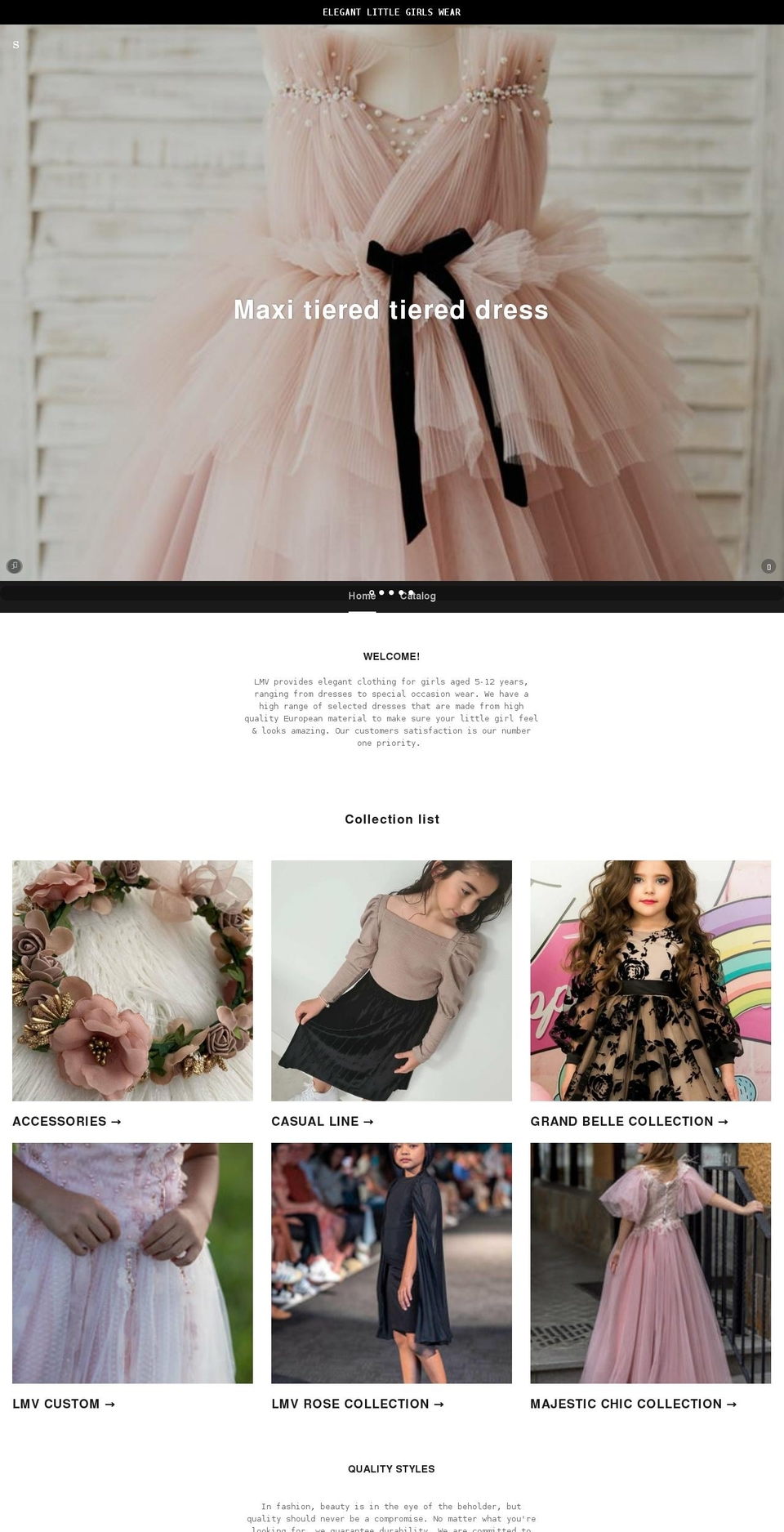 littlemissvogue.com shopify website screenshot