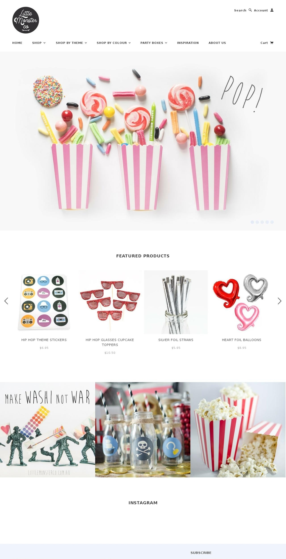 littlemonsterco.com shopify website screenshot