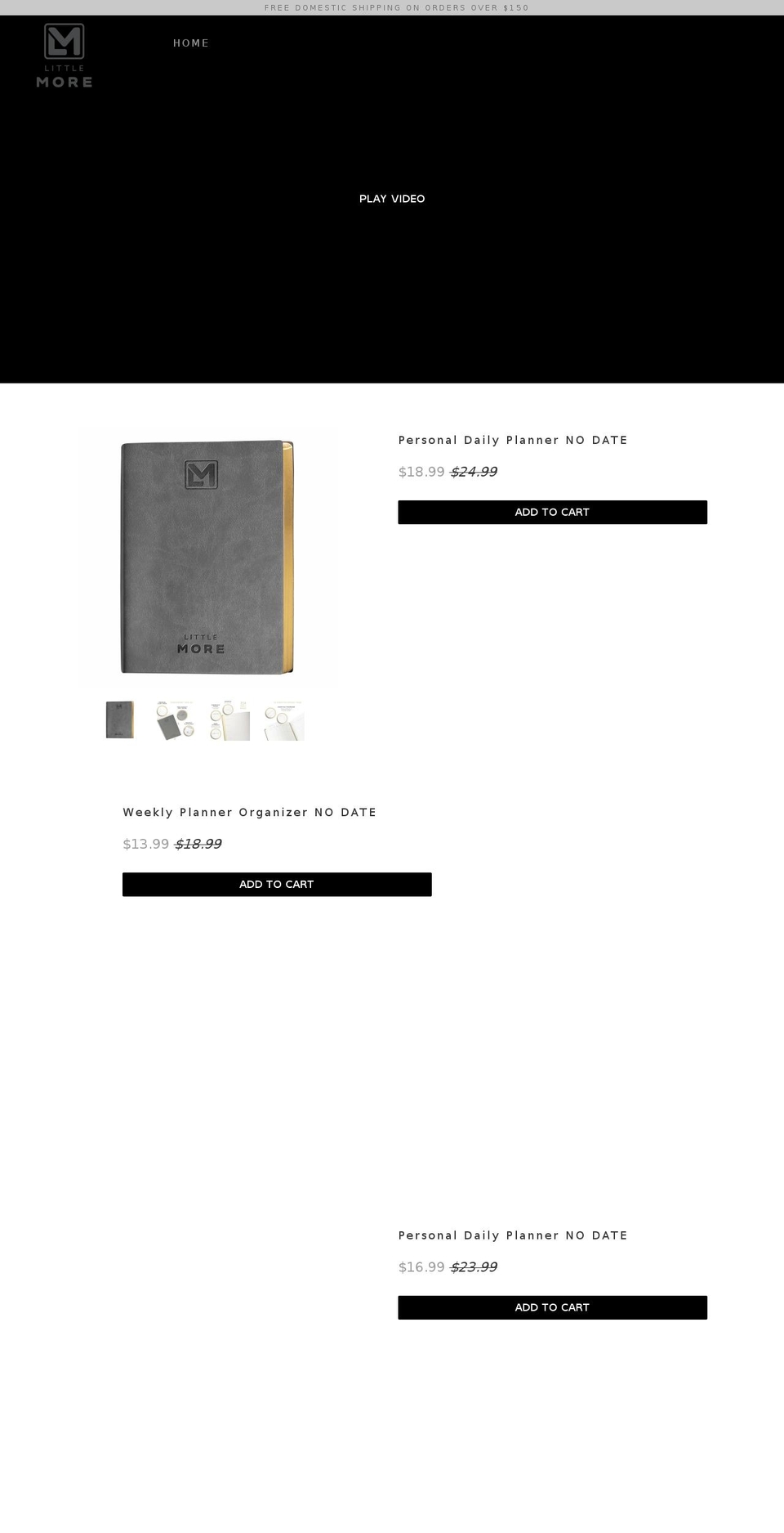 littlemoreinc.com shopify website screenshot