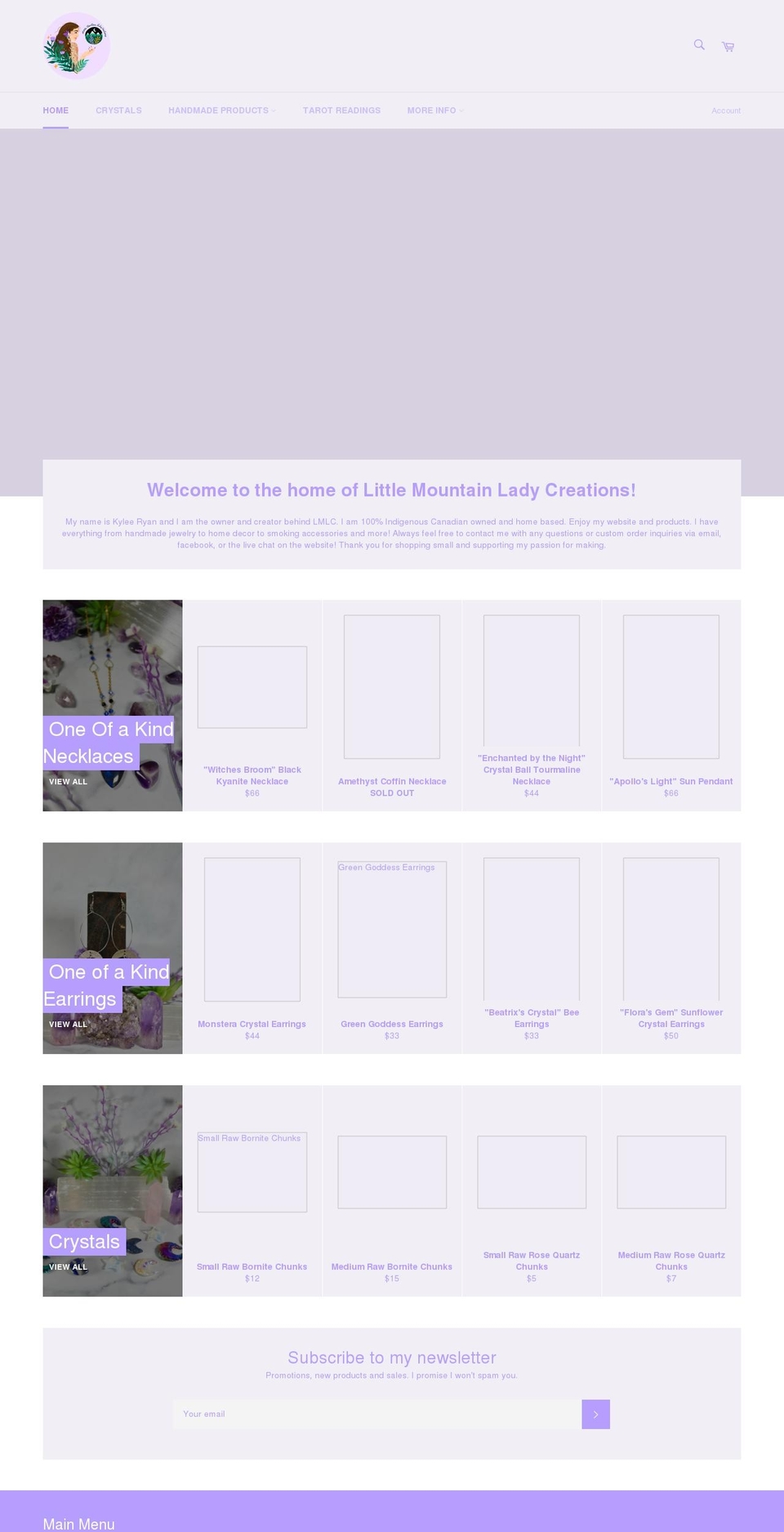 littlemountainlady.ca shopify website screenshot