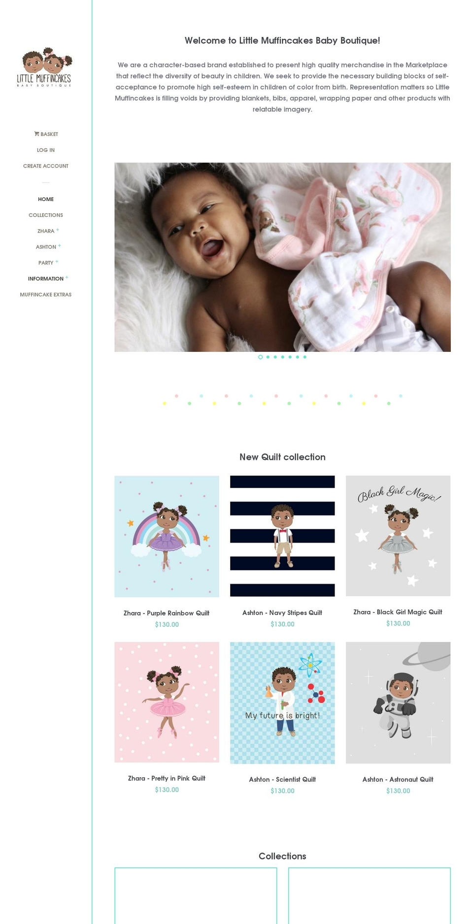 littlemuffincakes.com shopify website screenshot