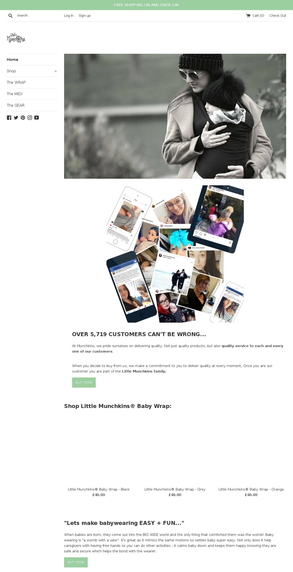 littlemunchkinsmarket.com shopify website screenshot