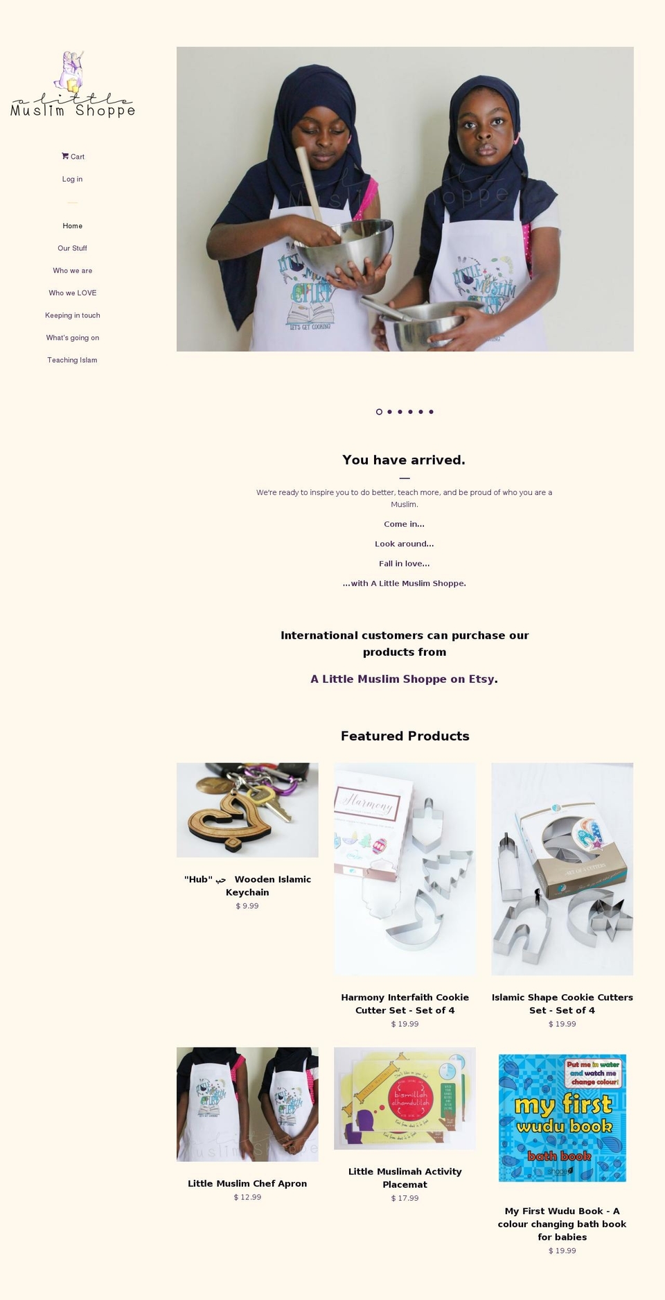 littlemuslimshoppe.com — Shopify storefront screenshot