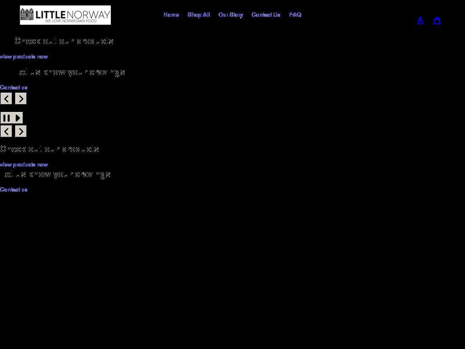 littlenorway.ch shopify website screenshot