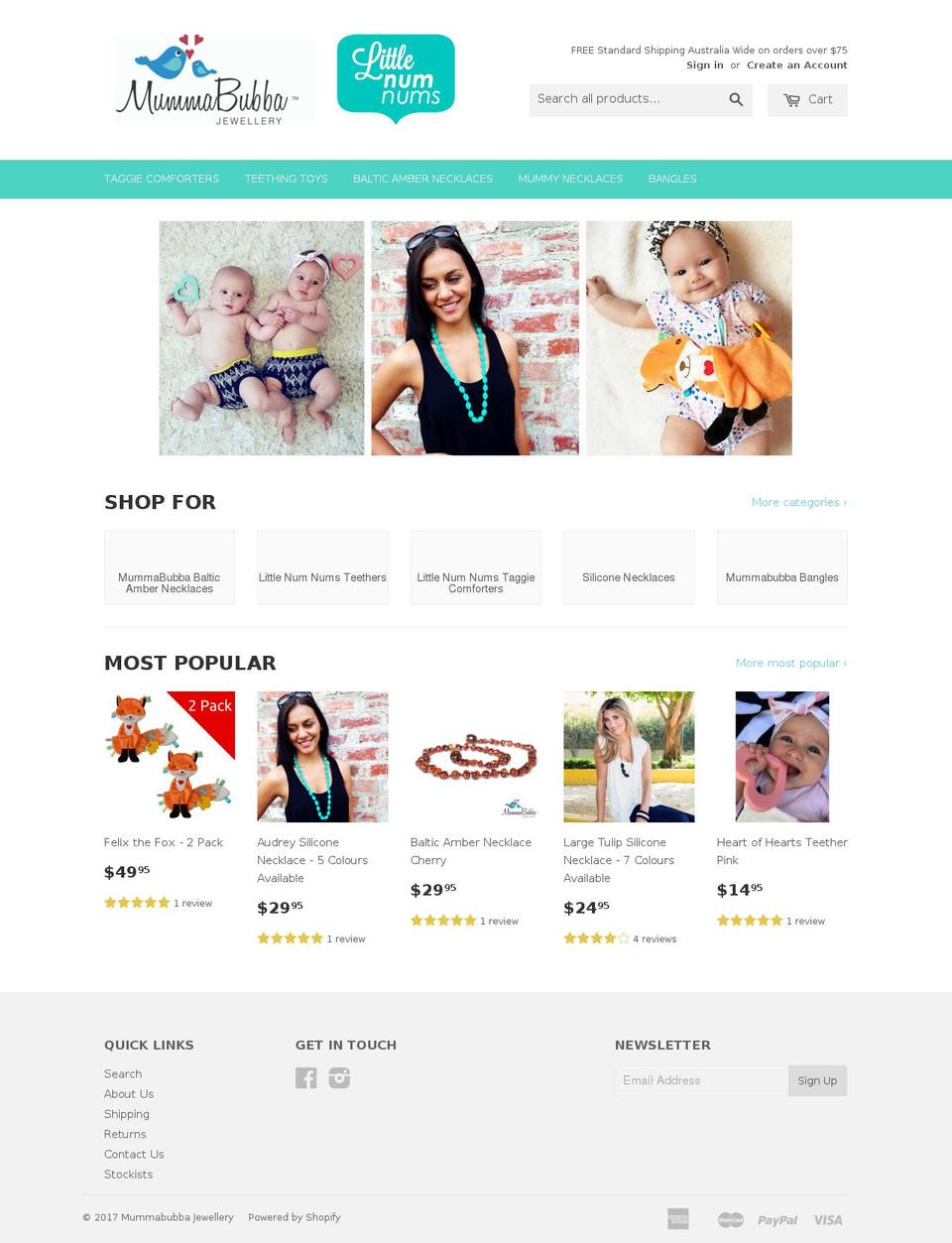 littlenumnums.com shopify website screenshot