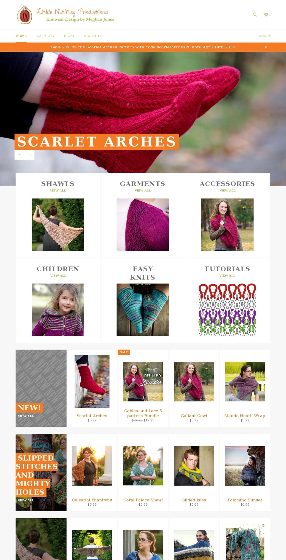 littlenutmegproductions.com shopify website screenshot