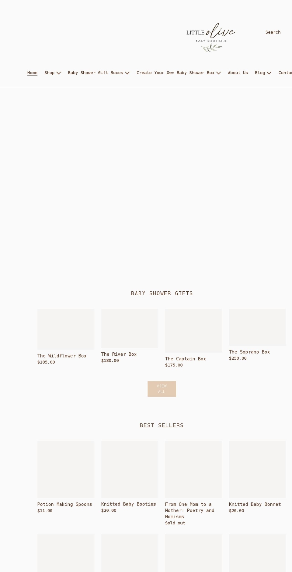 littleolive.com.au shopify website screenshot