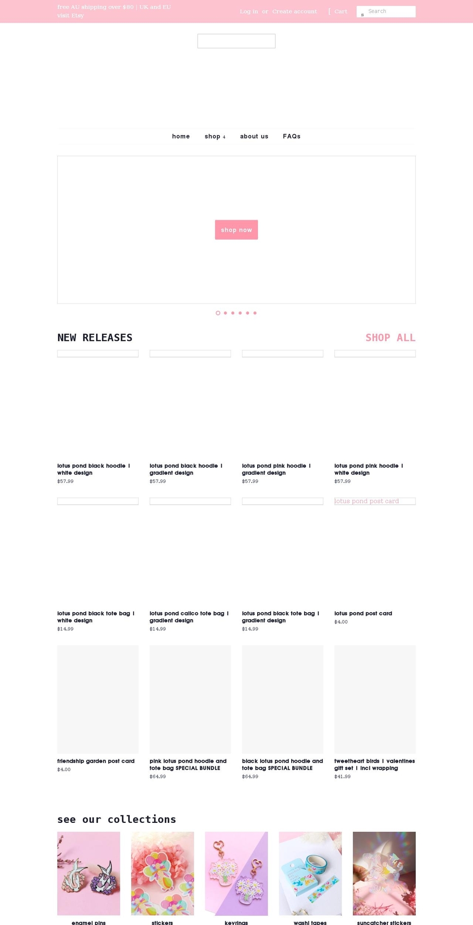 littlepaperblossom.com shopify website screenshot