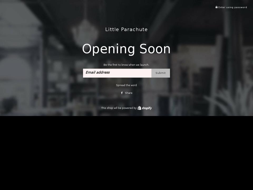 littleparachute.com — Shopify storefront screenshot