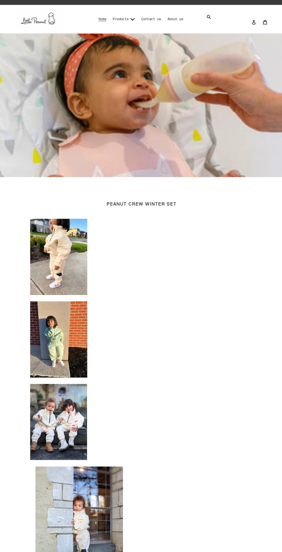 littlepeanut.com.au shopify website screenshot