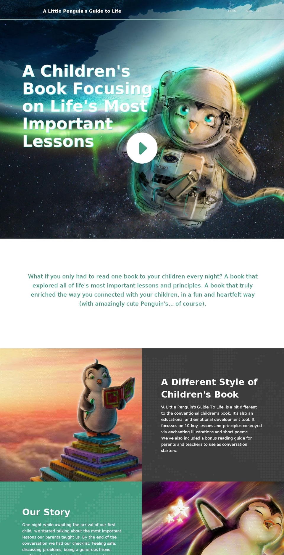 littlepenguinsguide.com shopify website screenshot