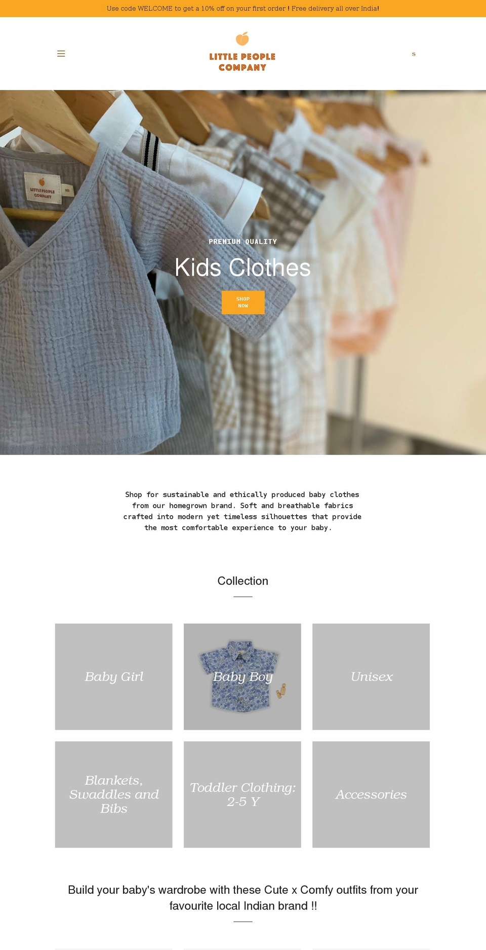 littlepeoplecompany.com shopify website screenshot