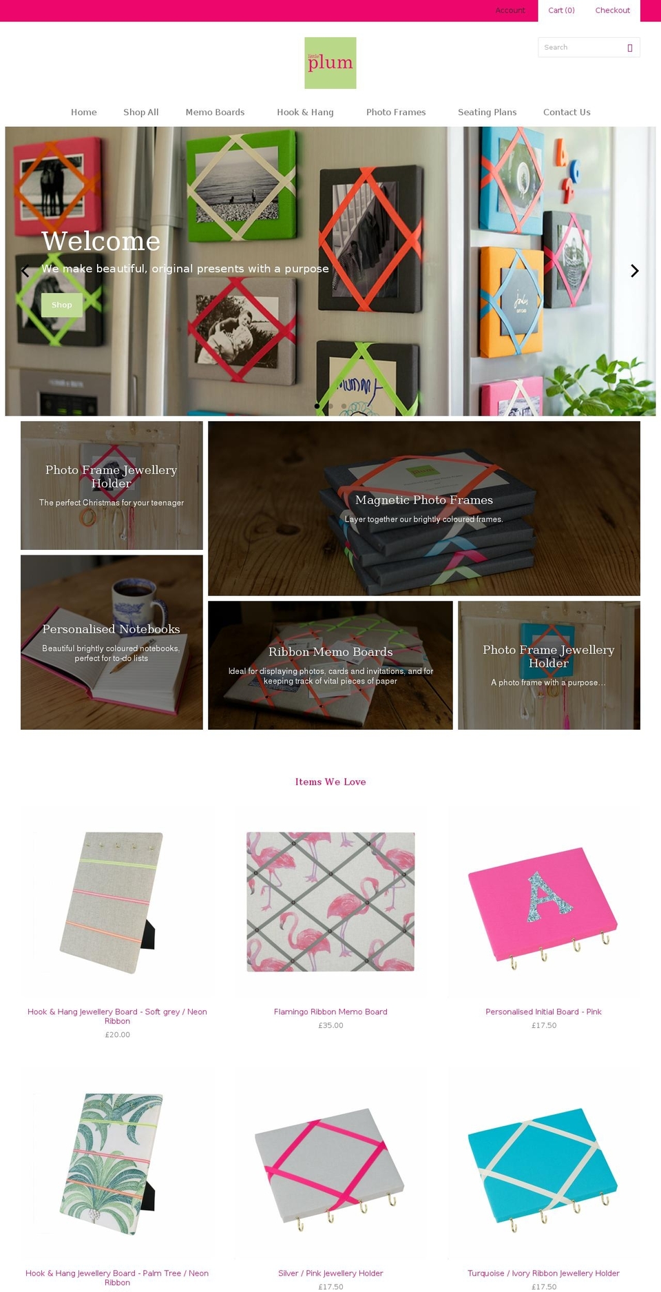 littleplum.co.uk shopify website screenshot