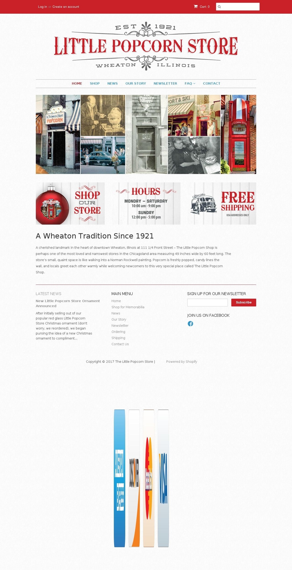 littlepopcornstore.com shopify website screenshot