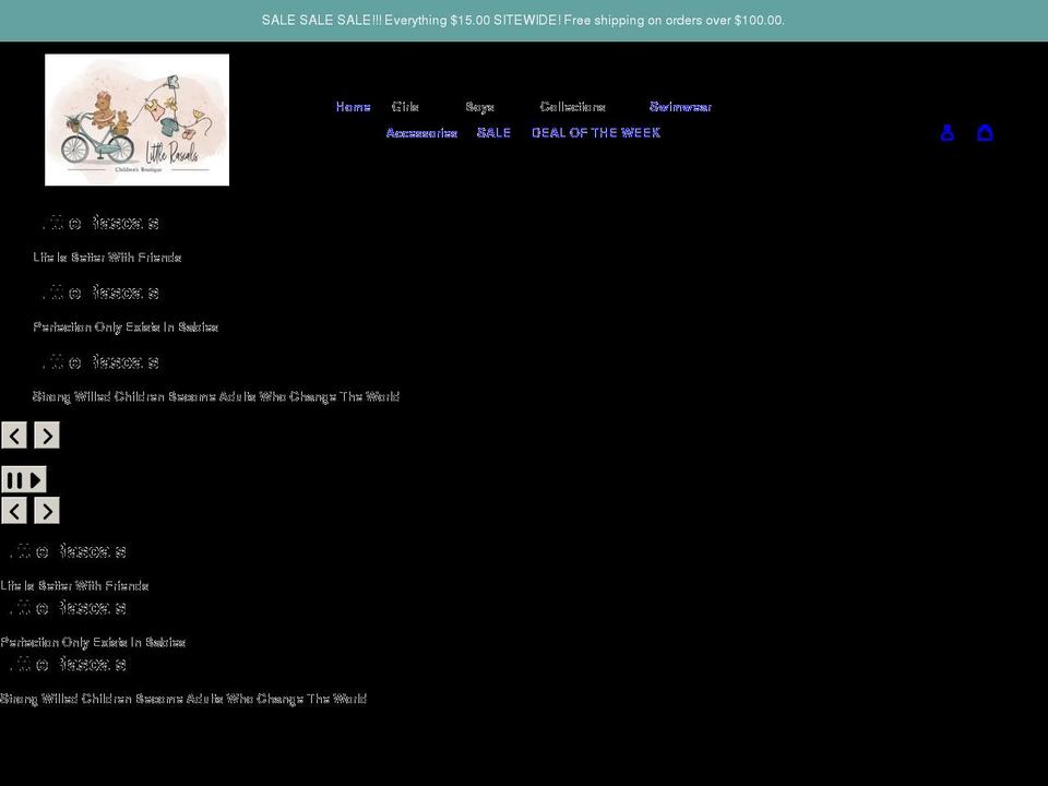 littlerascalsshop.com shopify website screenshot