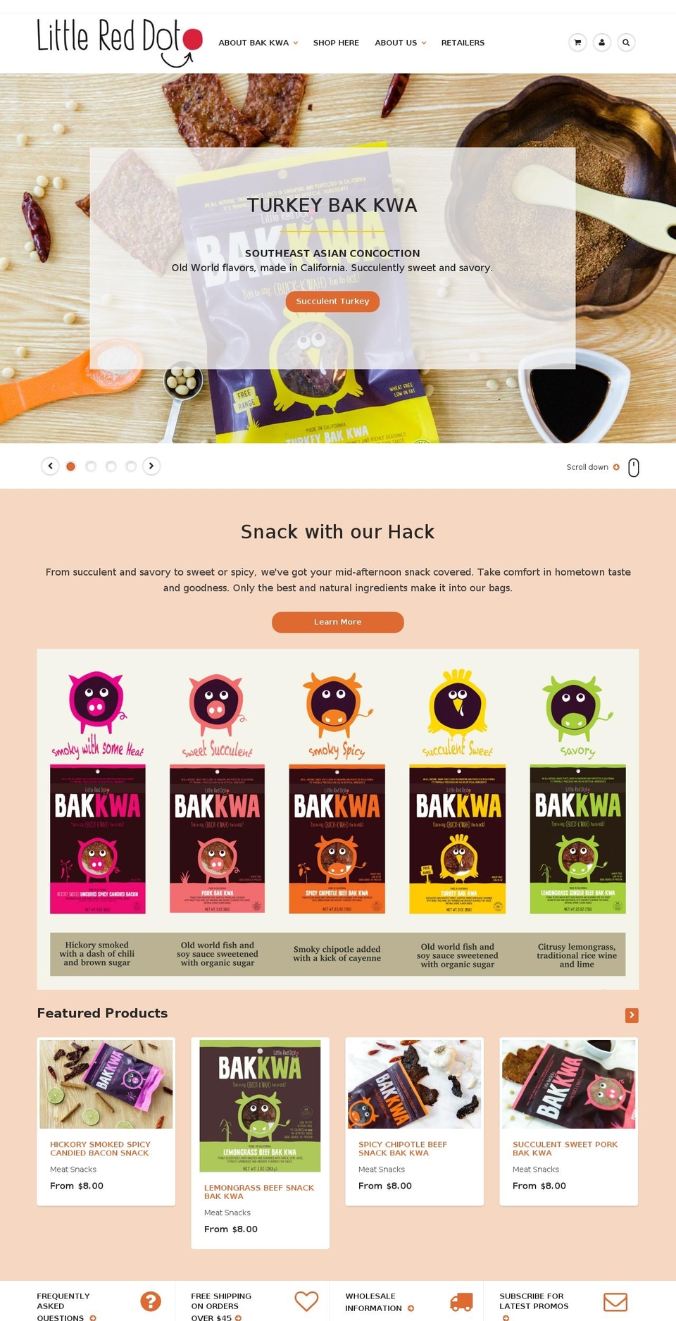 littlereddotkitchen.com shopify website screenshot