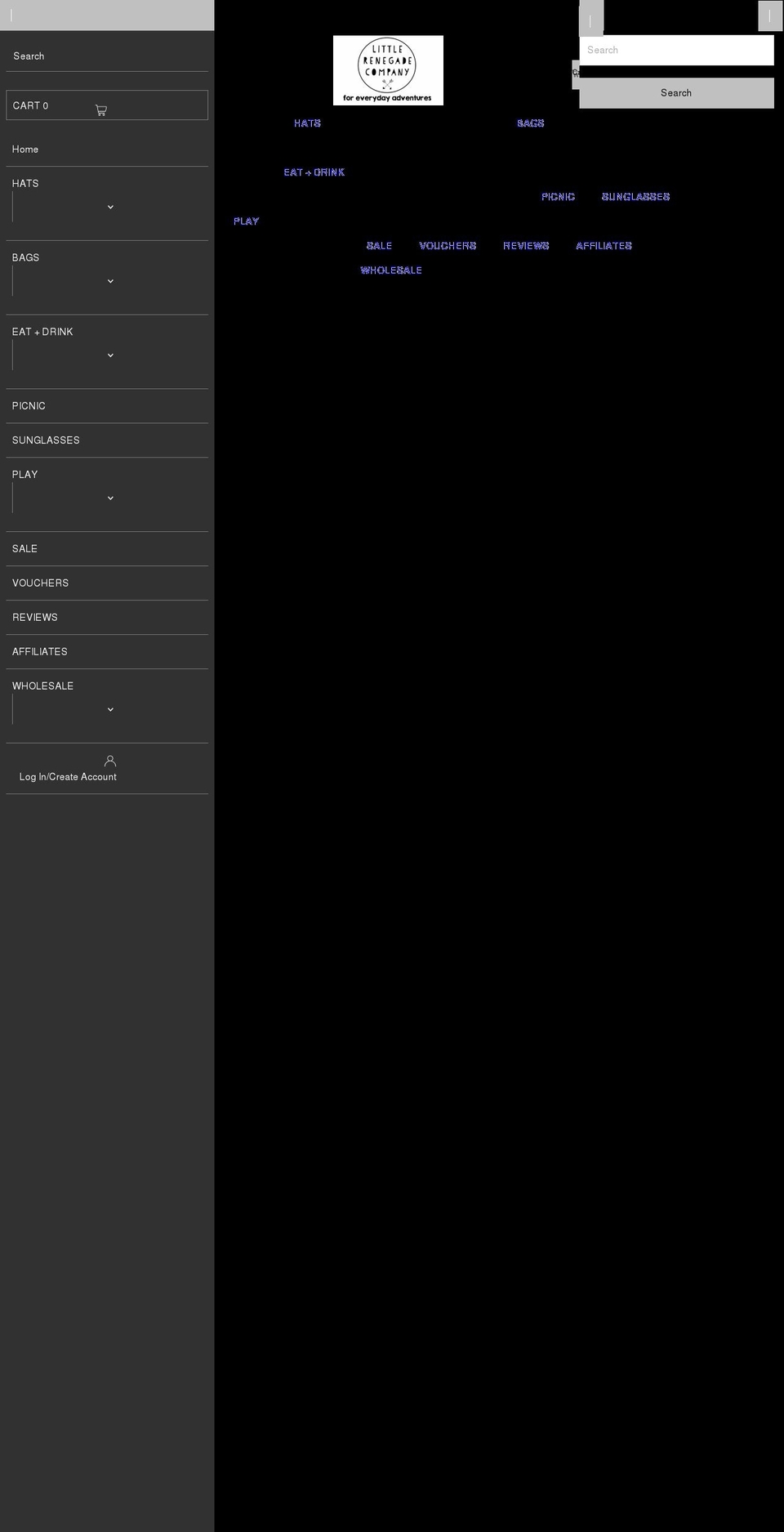 littlerenegadecompany.com shopify website screenshot