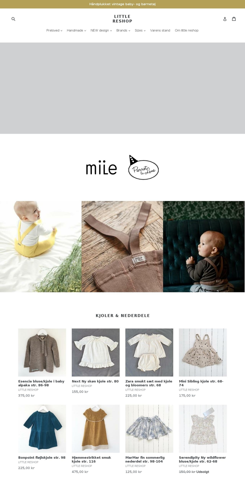 littlereshop.com — Shopify storefront screenshot
