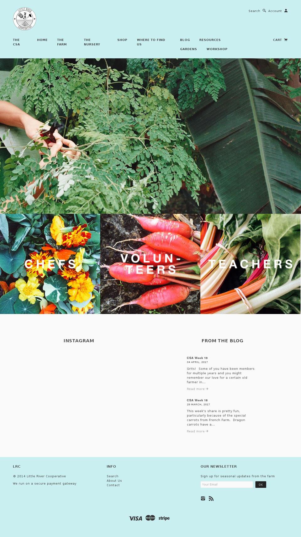 littlerivercooperative.com shopify website screenshot