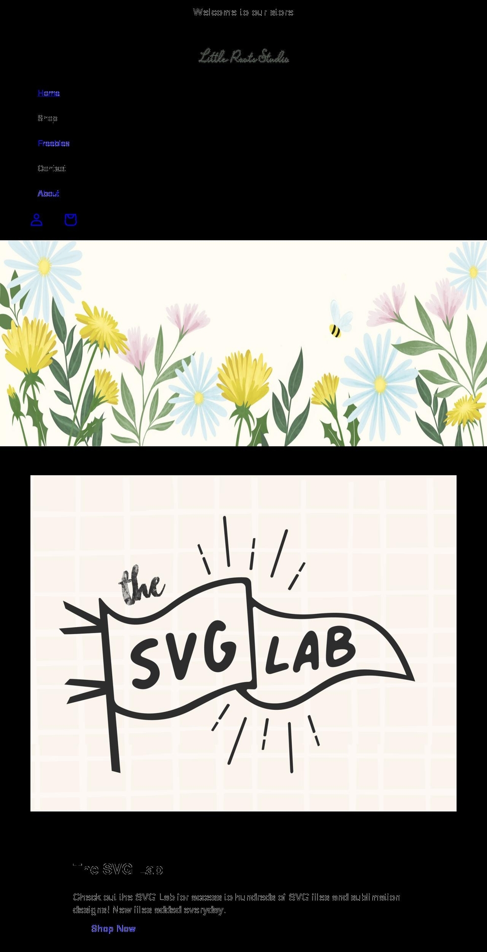 littlerootsstudio.com shopify website screenshot