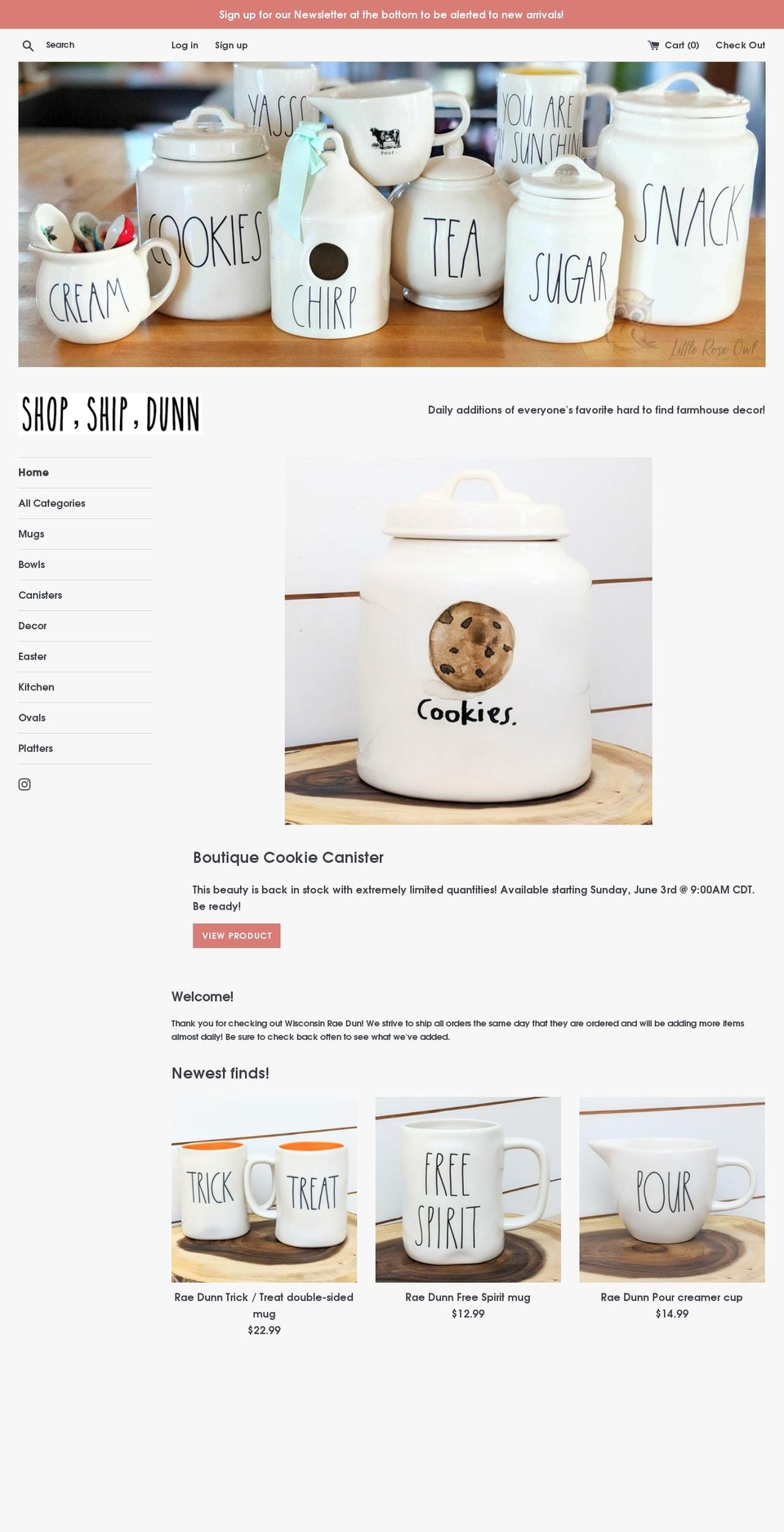 littleroseowl.com shopify website screenshot