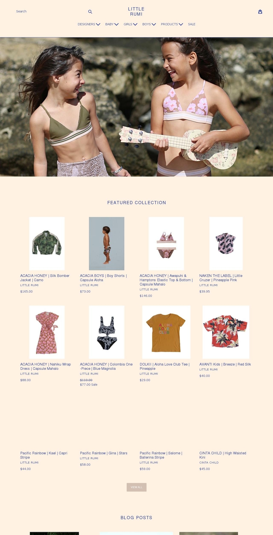 littlerumi.com — Shopify storefront screenshot