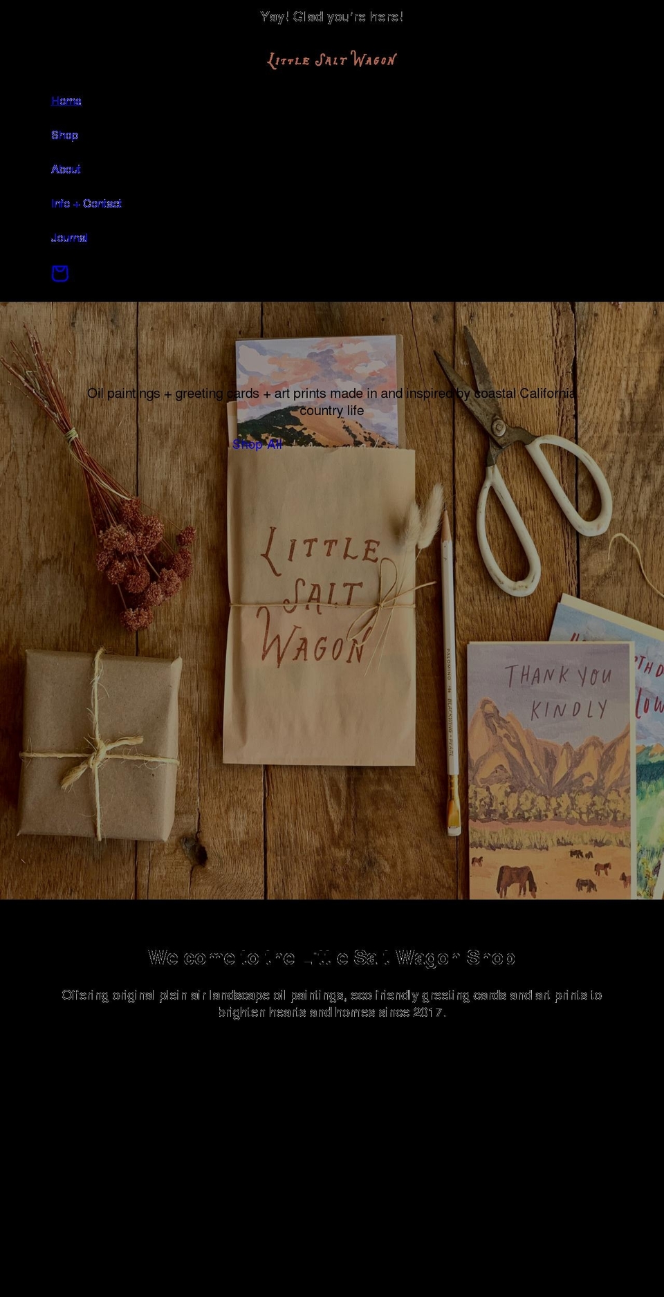 littlesaltwagon.com shopify website screenshot