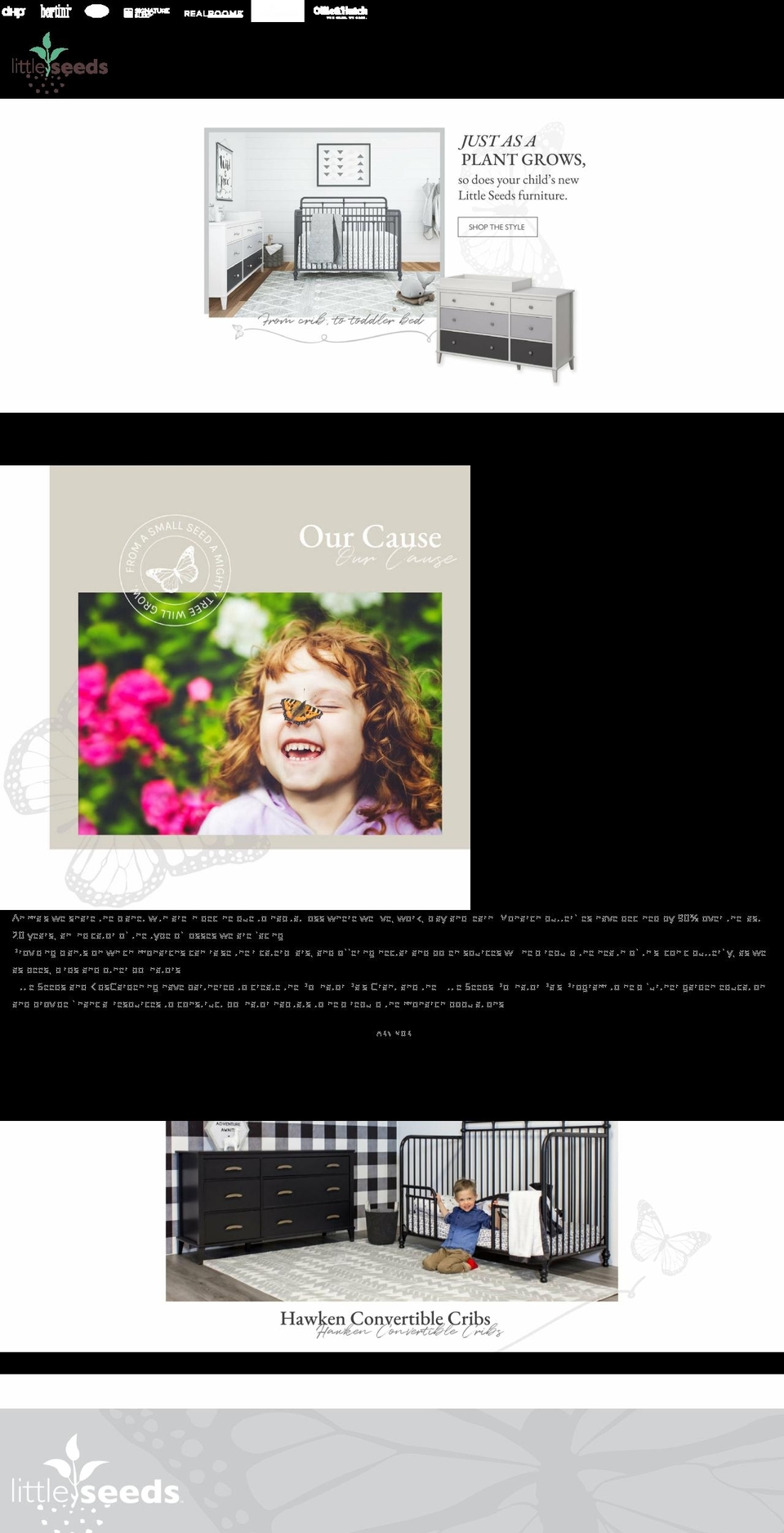 littleseedskids.com shopify website screenshot