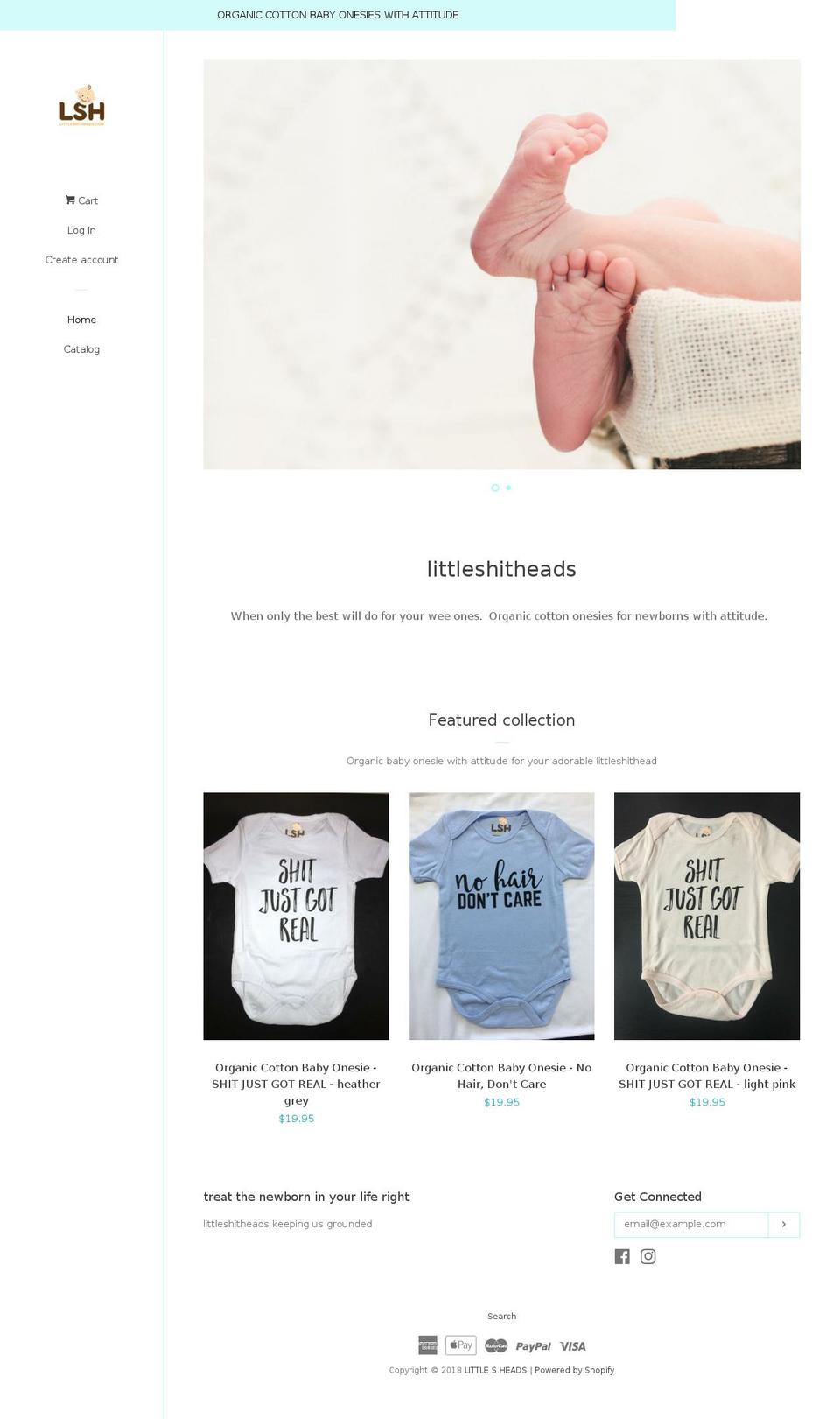littleshitheads.com — Shopify storefront screenshot