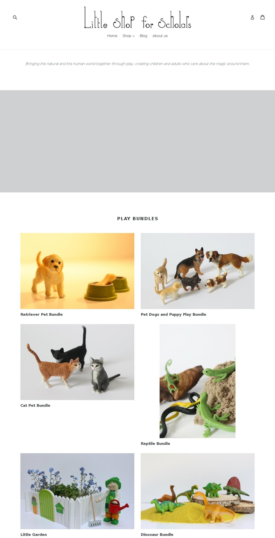 littleshopforscholars.com — Shopify storefront screenshot
