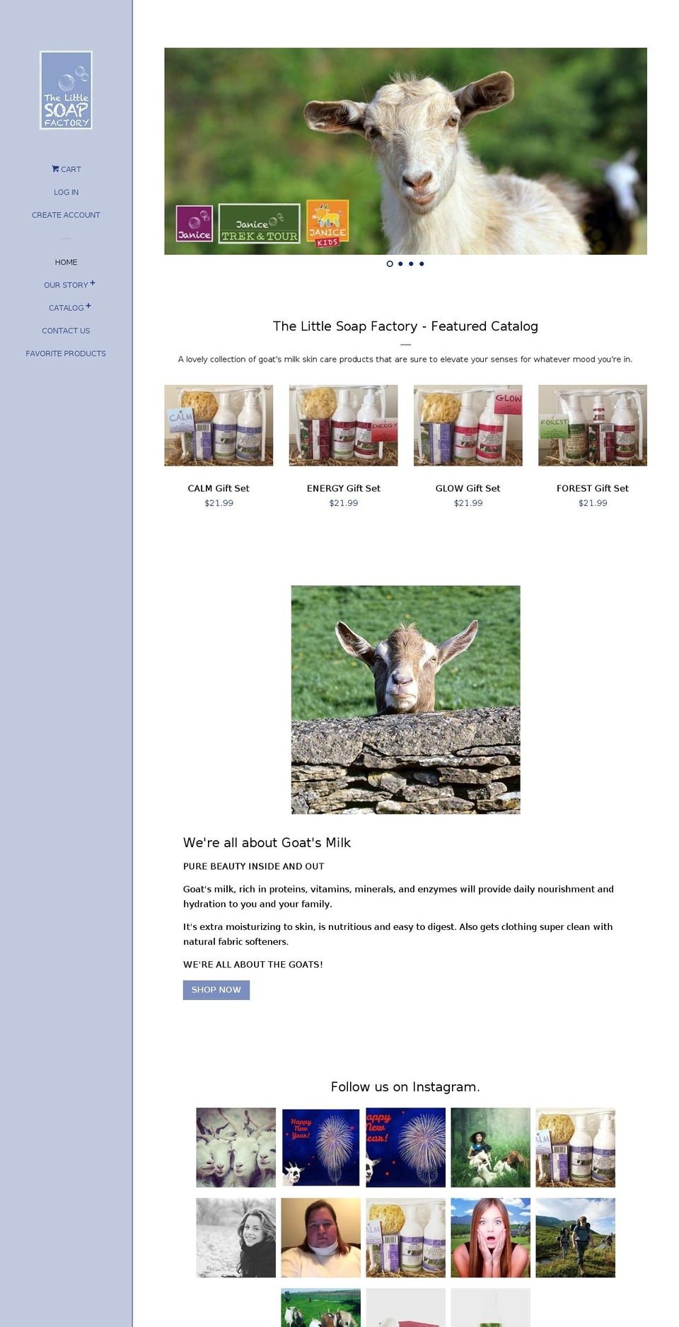 littlesoapfactoryvt.com — Shopify storefront screenshot