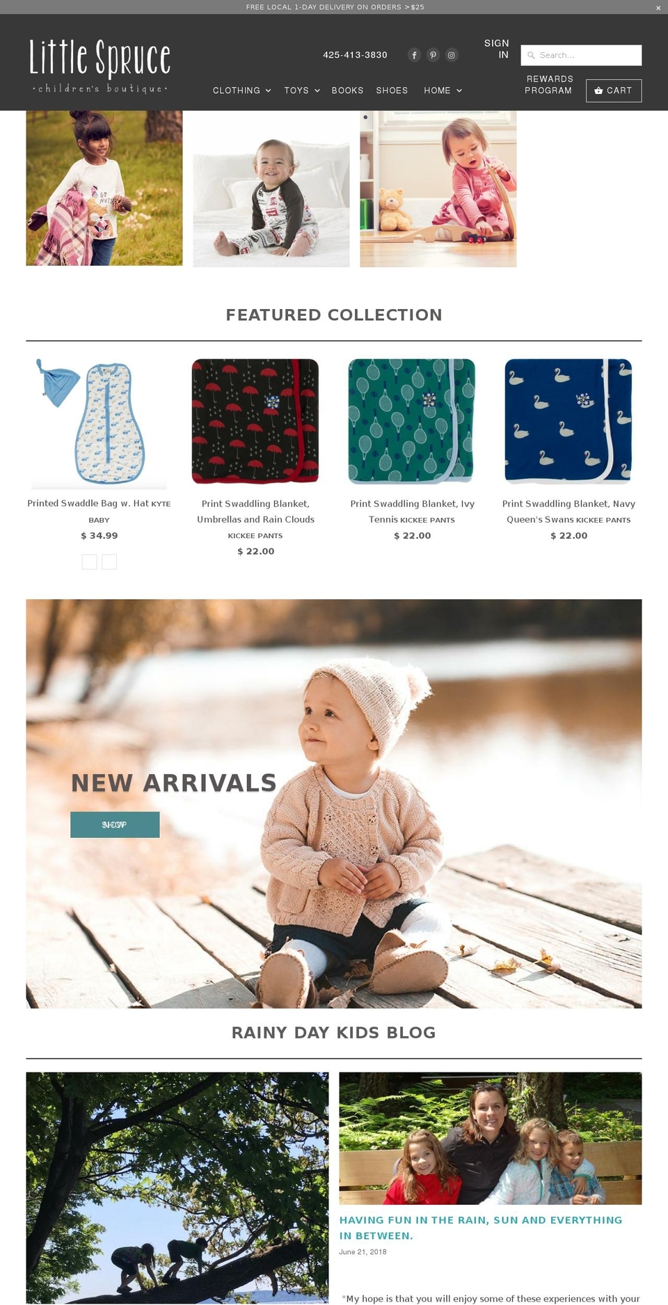 littlespruce.com — Shopify storefront screenshot